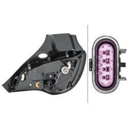 Rear Tail Light HELLA 2SD 354 812-031 OE Ref 13354584