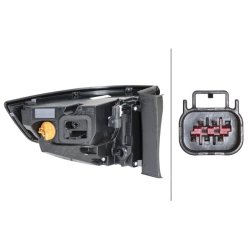 Rear Tail Light HELLA 2SD 354 831-041 OE Ref LR079574 HELLA