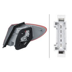 Rear Tail Light HELLA 2SD 354 872-051 OE Ref A 246 820 05 64 HELLA