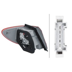 Rear Tail Light HELLA 2SD 354 872-061 OE Ref A 246 820 06 64