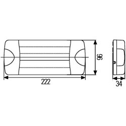Tail Light  HELLA 2SD 980 602-211 OE Ref 532693