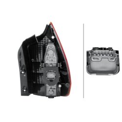 Rear Tail Light HELLA 2SK 008 659-111 OE Ref 82 00 493 374