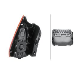 Rear Tail Light HELLA 2SK 008 659-121 OE Ref 82 00 493 375