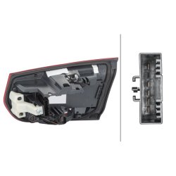 Rear Tail Light HELLA 2SK 012 148-411 OE Ref 7 456 521