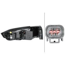 Rear Tail Light HELLA 2SK 012 379-421 OE Ref LR116195 HELLA