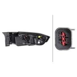 Rear Tail Light HELLA 2SK 012 379-431 OE Ref LR069766 HELLA