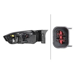 Rear Tail Light HELLA 2SK 012 379-501 OE Ref LR080876 HELLA