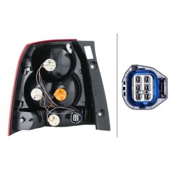 Rear Tail Light HELLA 2SK 354 035-021 OE Ref LR025606