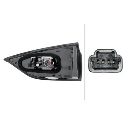 Rear Tail Light HELLA 2TZ 011 662-031 OE Ref 26 55 502 27R