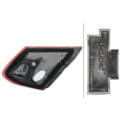 Combination Rear Light HELLA 2TZ 011 787-251 OE Ref A 205 906 51 04