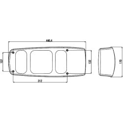 Tail Light  HELLA 2VA 007 502-111 OE Ref 6501350098