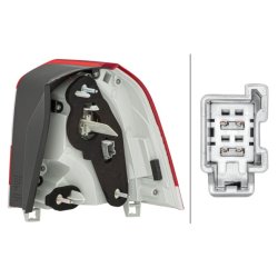 Rear Tail Light HELLA 2VA 011 527-031 OE Ref 31395959