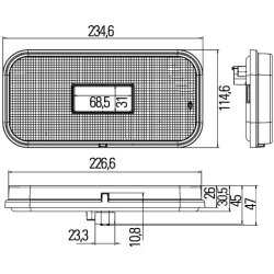 Tail Light  HELLA 2VA 011 900-011 OE Ref ETZXXX911252