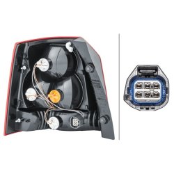 Rear Tail Light HELLA 2VA 354 666-021 OE Ref LR018441