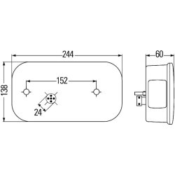 Tail Light HELLA 2VB 998 232-101 OE Ref WZW16971