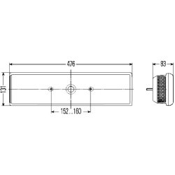 Tail Light  HELLA 2VD 007 323-031 OE Ref 152 7150