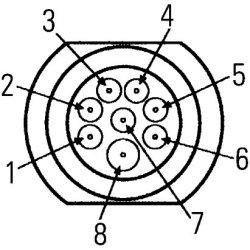 Rear Tail Light HELLA 2VD 007 500-221 OE Ref 001 540 22 70 HELLA