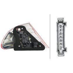 Rear Tail Light HELLA 2VP 008 326-061 OE Ref A 209 820 02 64