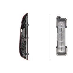 Rear Tail Light HELLA 2VP 008 406-041 OE Ref A 414 820 01 64