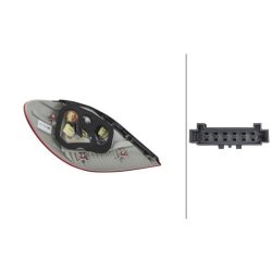 Rear Tail Light HELLA 2VP 008 427-101 OE Ref A 171 820 02 64