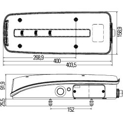 Tail Light HELLA 2VP 012 381-051 OE Ref 81.25225-6559