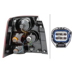 Rear Tail Light HELLA 2VP 238 023-161 OE Ref LR007955