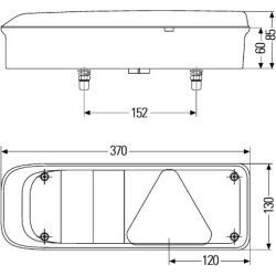 Tail Light HELLA 2VP 340 930-001 OE Ref 2 727 310 HELLA