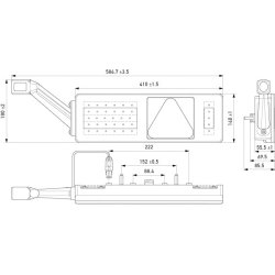 Tail Light HELLA 2VP 340 970-531