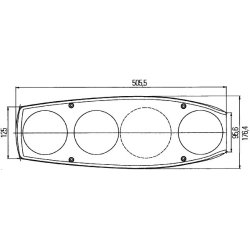 Tail Light HELLA 2VP 341 419-087 OE Ref 9975214