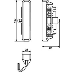 Flash Beacon Light HELLA 2XD 012 160-961 OE Ref 1551363 HELLA
