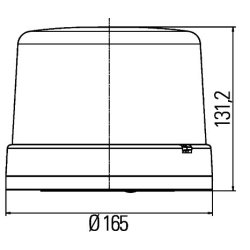 Flash Beacon Light HELLA 2XD 012 972-021 HELLA