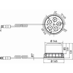 Rotating Beacon HELLA 2XD 012 984-101