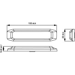 Flash Beacon Light HELLA 2XD 014 562-201 OE Ref 424826