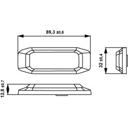 Flash Beacon Light HELLA 2XD 014 563-901 HELLA