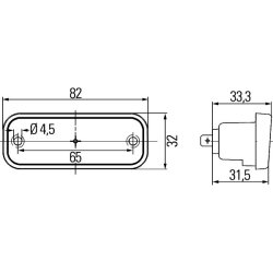Clearance Light HELLA 2XS 003 738-037 OE Ref 660730162