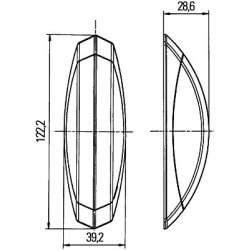 Clearance Light HELLA 2XS 008 479-047 OE Ref 823-UL 011 HELLA