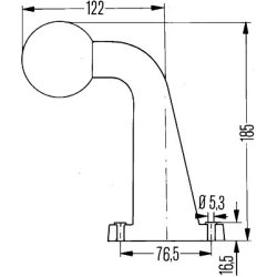 Clearance Light HELLA 2XS 340 108-011 OE Ref 062772
