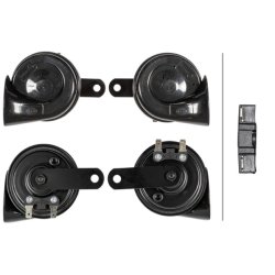 Trumpet Horn HELLA 3FH 012 010-061 OE Ref 004 542 39 20