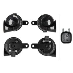 Trumpet Horn HELLA 3FH 012 010-081 OE Ref 4L3Z-13832-BA