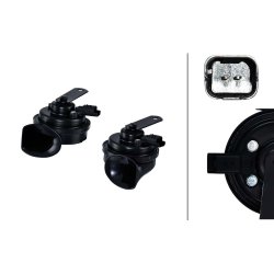 Signal Horn (universal) 3FH012010 161 HELLA 3FH 012 010-161 OE Ref 7700413533 HELLA