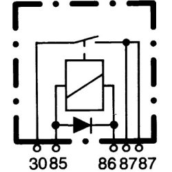 Main Current Relay HELLA 4RA 933 791-091