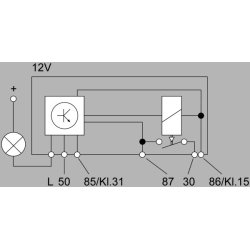 Glow Plug Control Unit HELLA 4RV 008 188-101 OE Ref 77 00 702 747