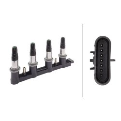 Ignition Coil HELLA 5DA 358 000-321 OE Ref 55570160