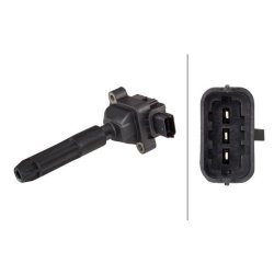 Ignition Coil HELLA 5DA 358 057-171 OE Ref 000 150 28 80