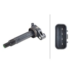 Ignition Coil HELLA 5DA 358 057-211 OE Ref 90080-19016
