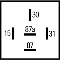 Time Relay HELLA 5HE 996 152-151 OE Ref 47375883