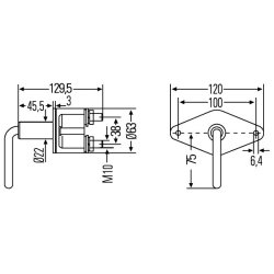 Battery Main Switch HELLA 6EK 008 458-037 OE Ref 2752019 HELLA