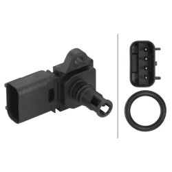 Boost Pressure Sensor HELLA 6PP 009 400-491 OE Ref 1 490 907 HELLA