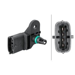 Boost Pressure Sensor HELLA 6PP 009 400-951 OE Ref 504064370