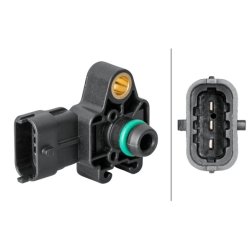 Boost Pressure Sensor HELLA 6PP 358 152-091 OE Ref 12644228